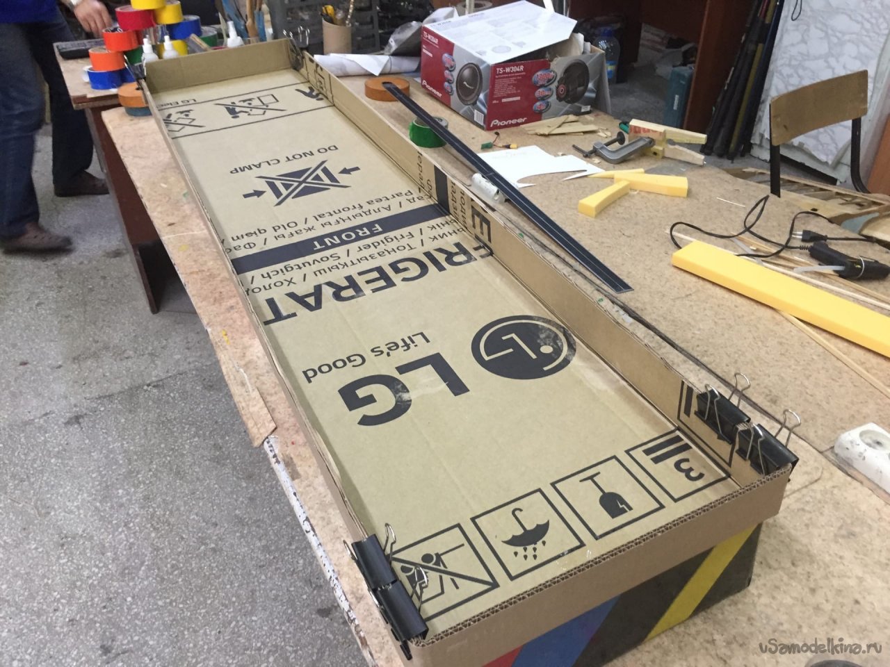 Коробка для перевозки и хранения планера F5J «Maverick-int»