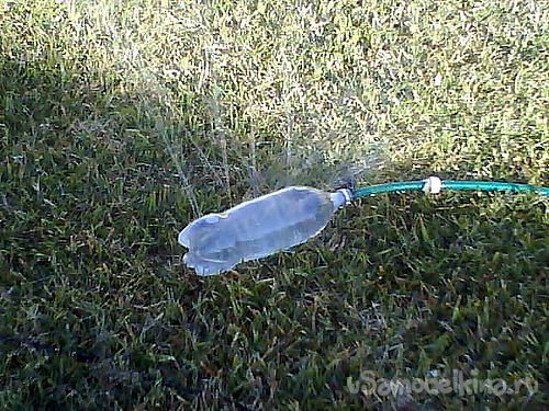Устройство для полива из пластиковой бутылки