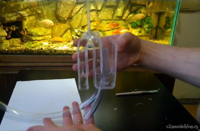 Система слива воды из аквариума своими руками
