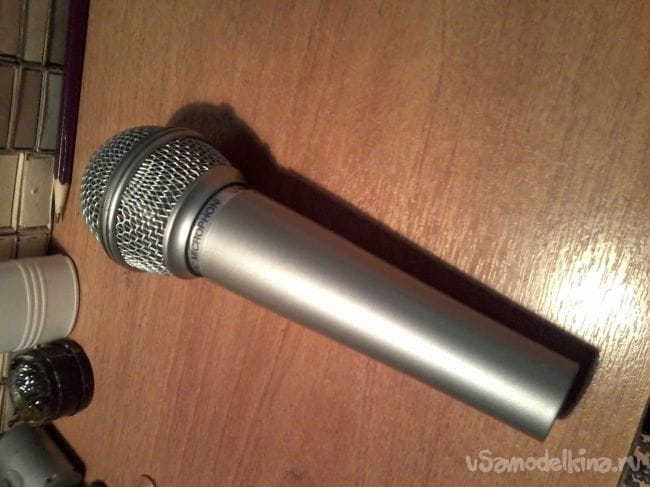 Микрофонный усилитель для динамического микрофона