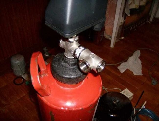 ресивер из огнетушителя для компрессора