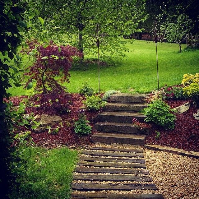 садовые лестницы фото