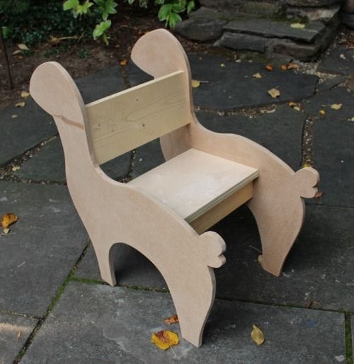 Кресло-качалка для ребенка в виде оленя