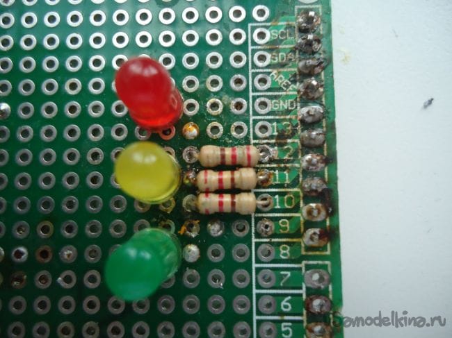 Светофор на Arduino uno