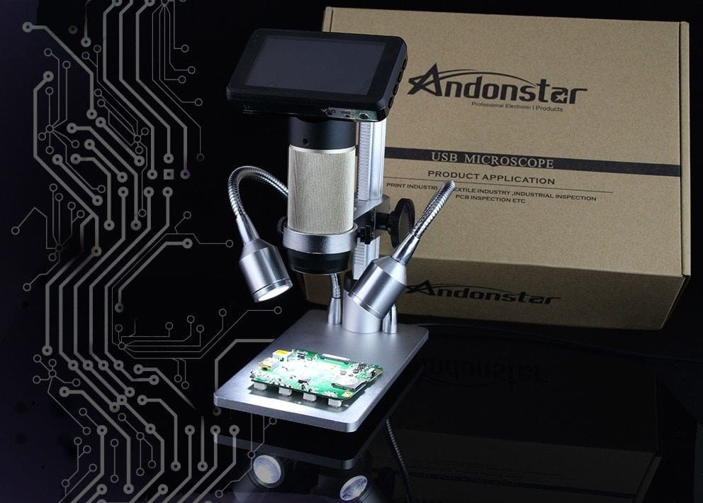 Цифровой микроскоп для пайки Andonstar ADSM201