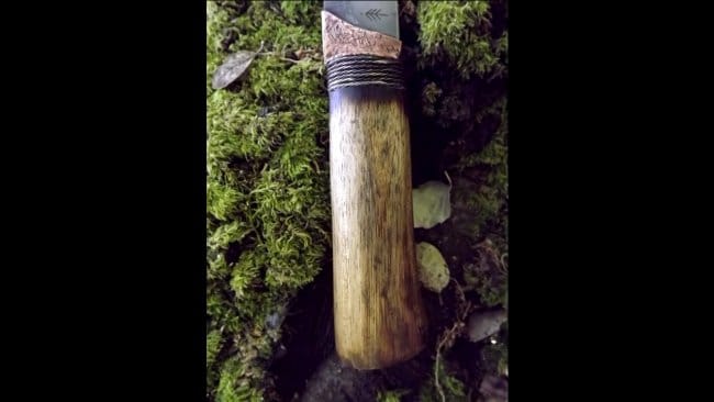 Уникальный нож из старого напильника простыми инструментами