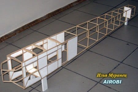 Постройка копии воздушного корабля «Илья Муромец» в масштабе 1