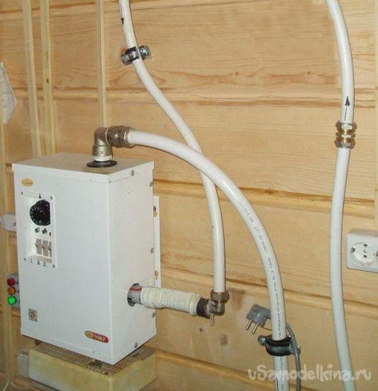 Электрогазовая система отопления дачного дома