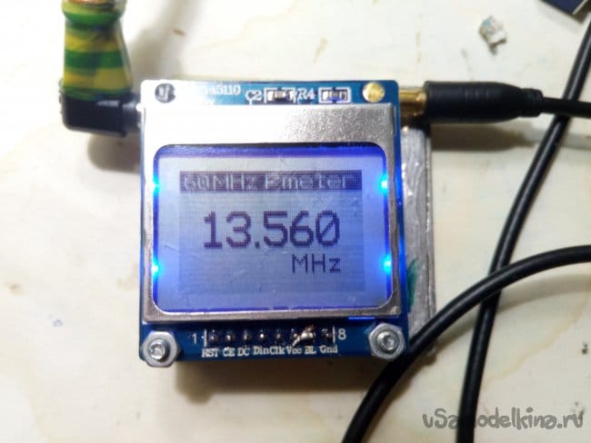 Частотомер 10 Гц - МГц на pic16f628a nokia lcd 5110