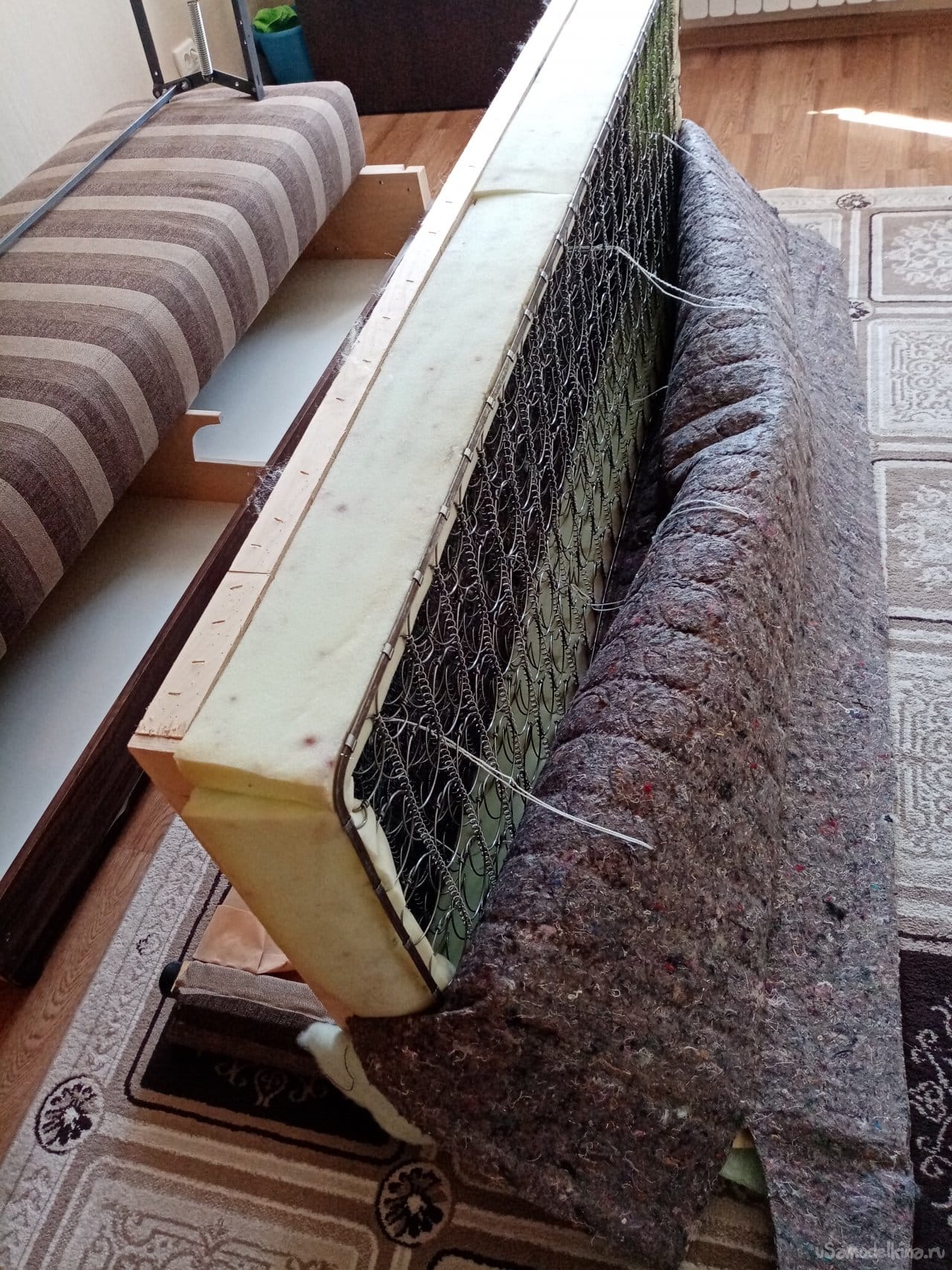Восстановление пружин дивана