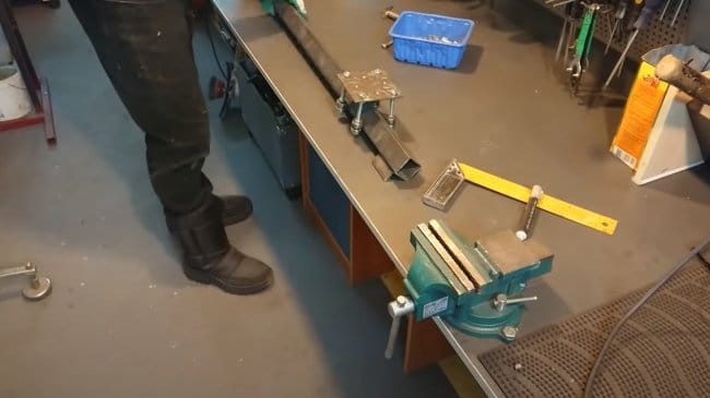 Простая протяжка для болгарки из труб