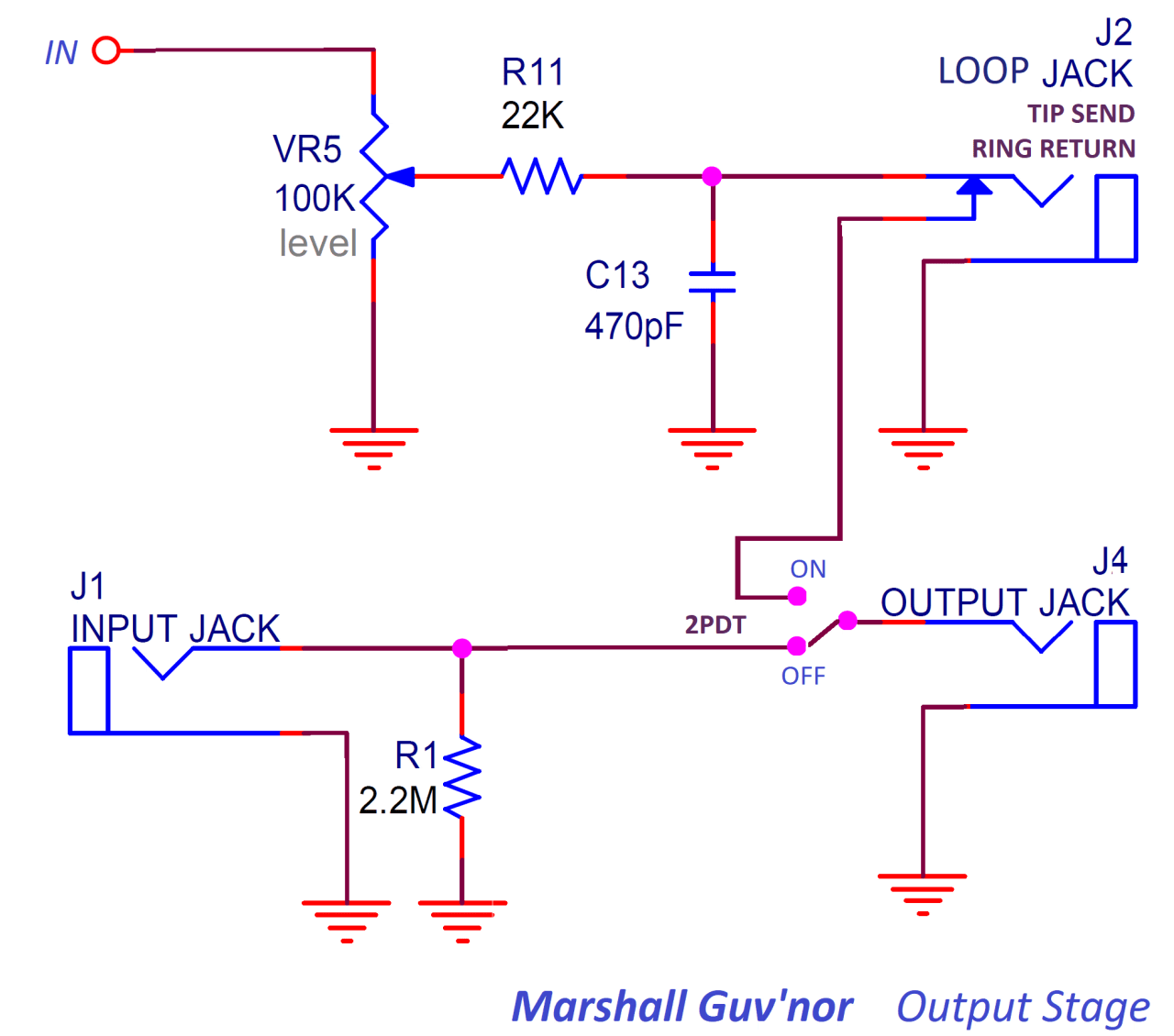 Marshall guv nor plus gv 2 схема