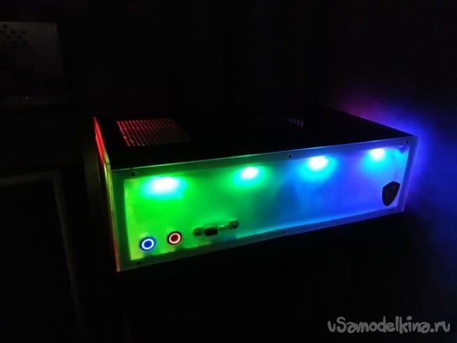 Подсветка корпуса ПК на Arduino и WS2812 с отображением температуры ЦП и ГП