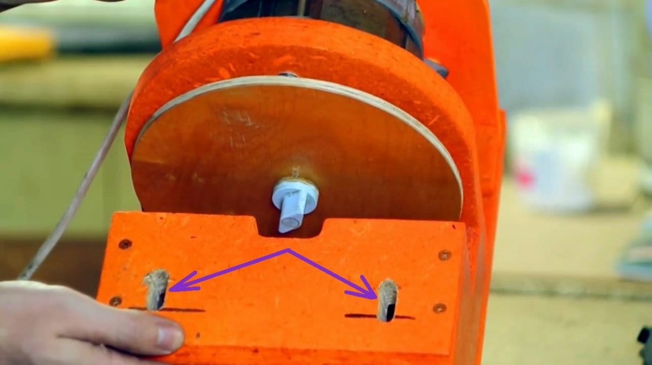Орбитальный шлифовальный станок из двигателя от соковыжималки своими руками