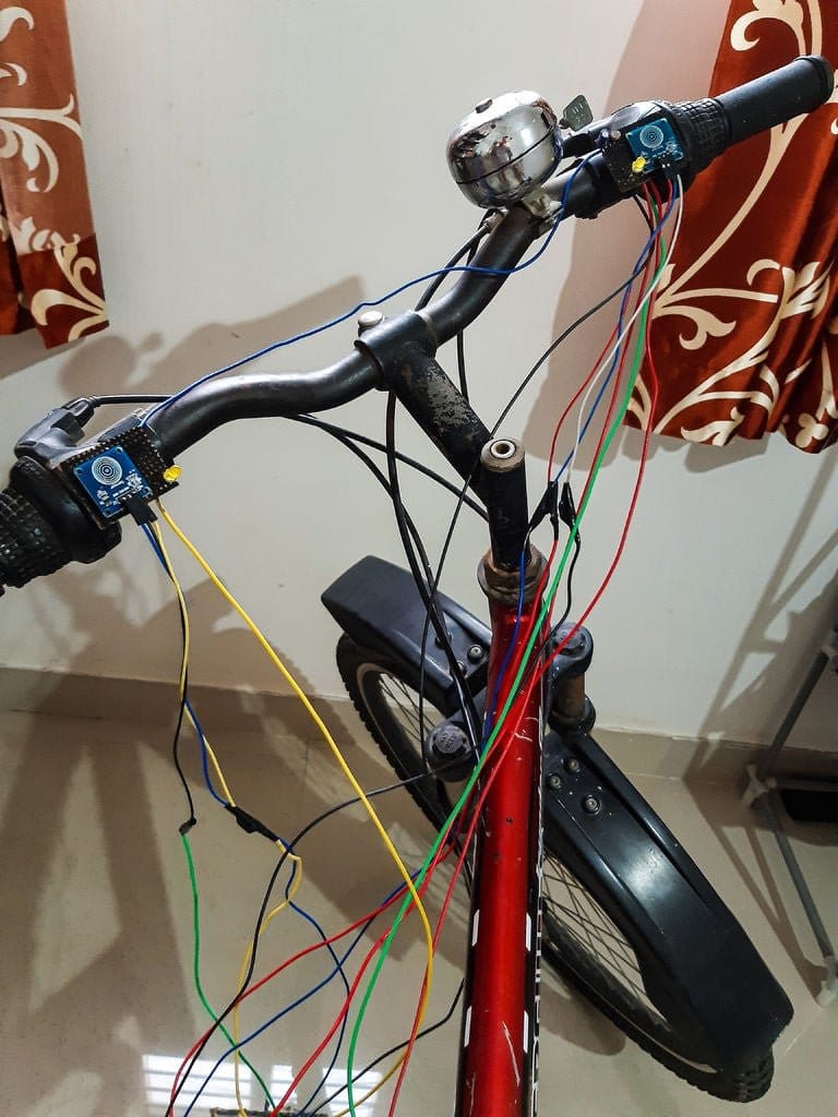 Габарит + указатель поворотов для велосипеда