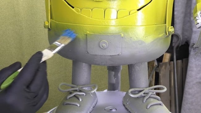 Урна из баллона из под фреона своими руками чертежи