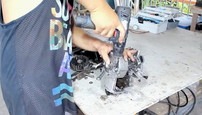 Как сделать компрессор из мотоциклетного двигателя