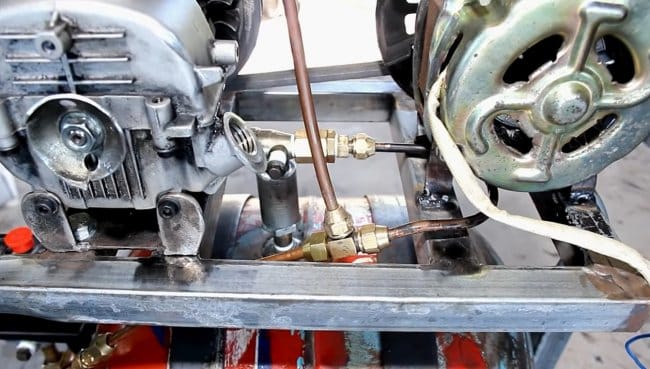 Как сделать компрессор из мотоциклетного двигателя