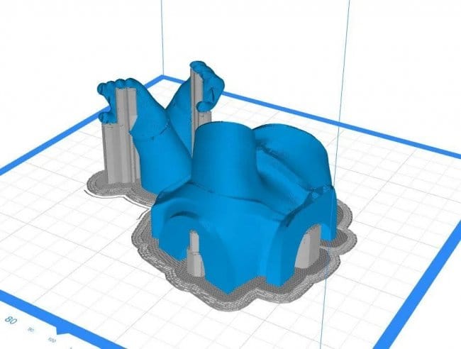 Светильник в виде фигурки космонавта