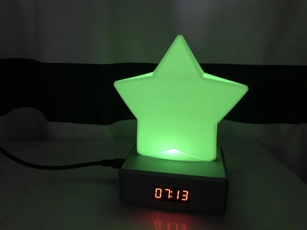 Часы для детей с цветовой индикацией времени