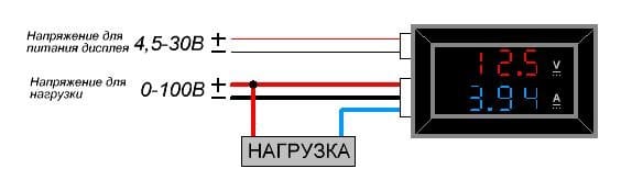 Подключения вольтамперметра к блоку питания Блок питания на три независимых фиксированных напряжения 5, 12, 24 В с током до 