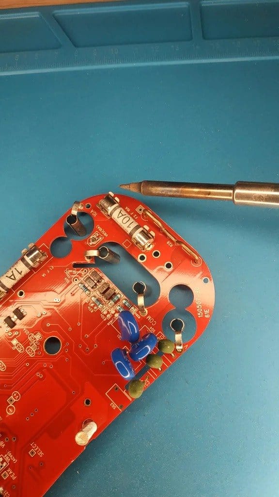 Modification of the multimeter for current and voltage protection