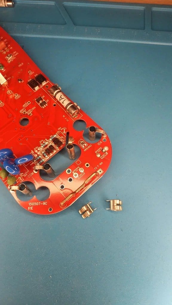 Modification of the multimeter for current and voltage protection