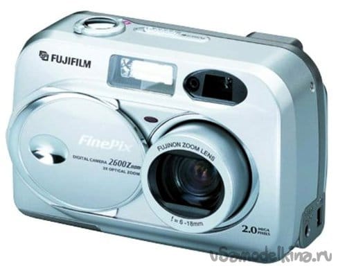 Неполная разборка фотоаппарата Fujifilm FinePix 2600