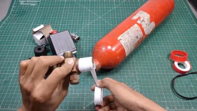 Самодельный ресивер для компрессора из трубы