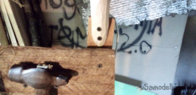 Светильник из палки