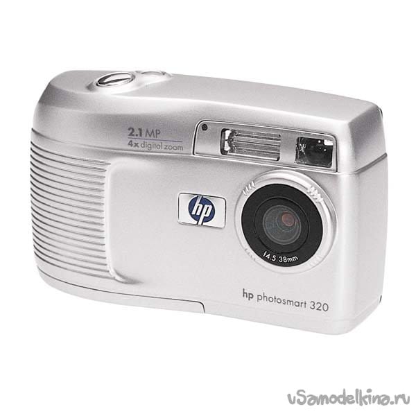 Замена дисплея на простеньком фотоаппарате  Hewlett-Packard HP 320