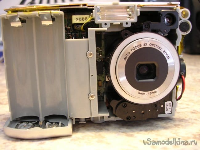 Ремонт привода автофокуса в фотоаппарате HP PhotoSmart 635