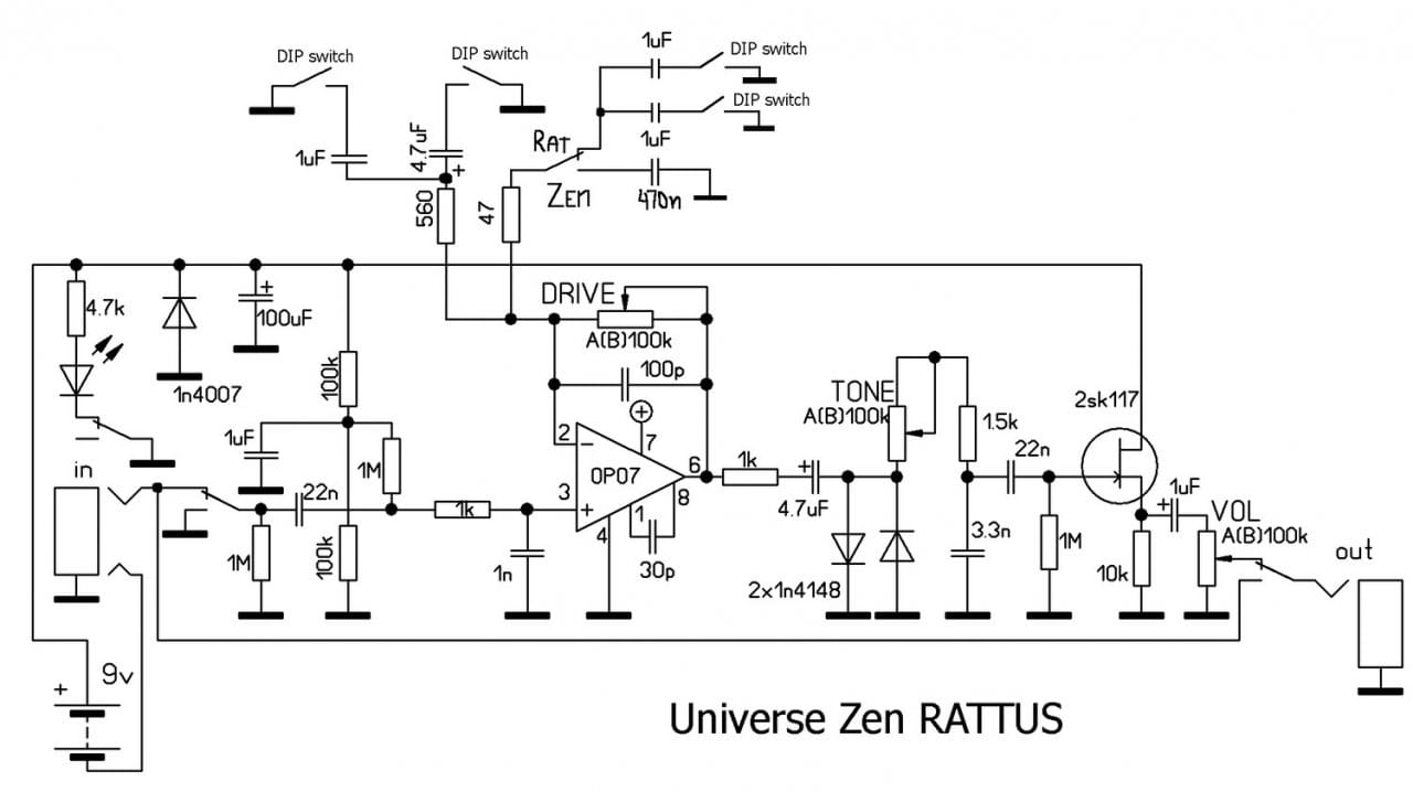 Proco rat схема