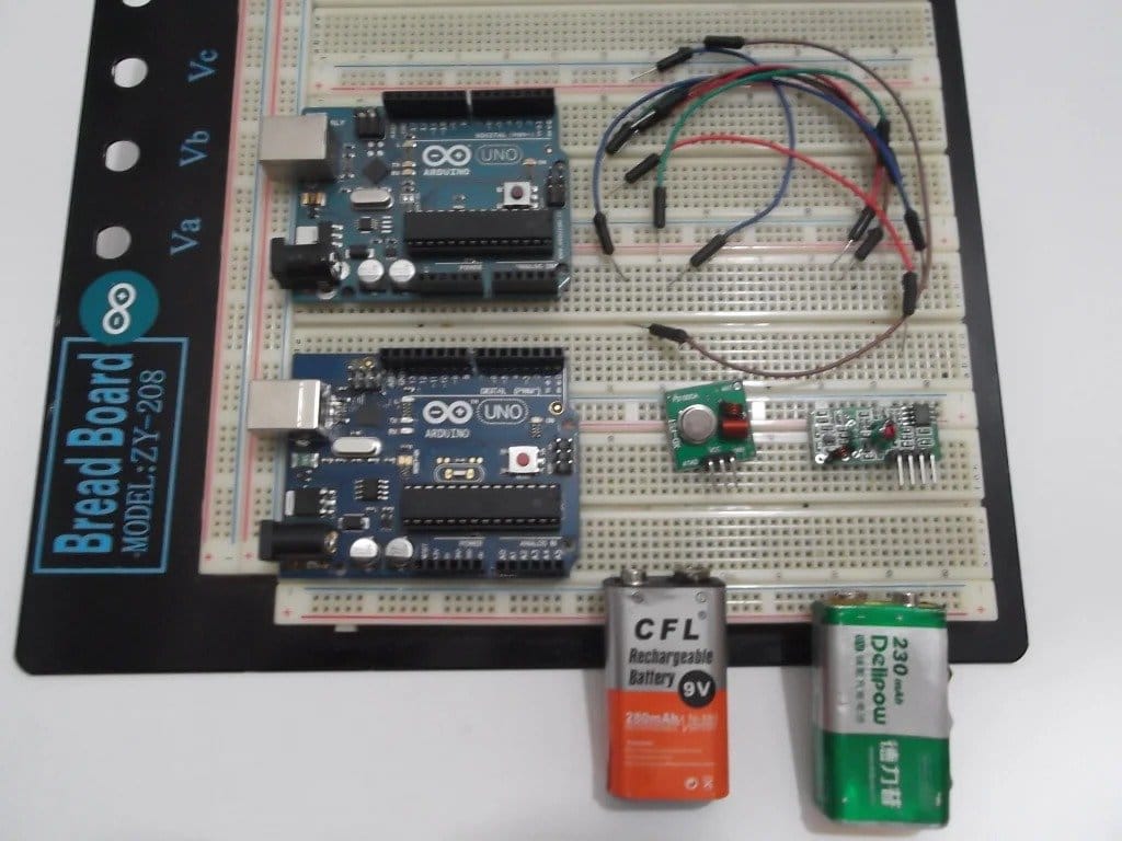 Модуль приемопередатчика RF 315/433 МГц и подключение его к Arduino