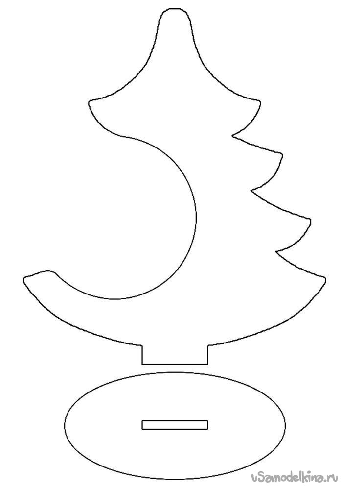 Сувенирные елочки из красного дерева