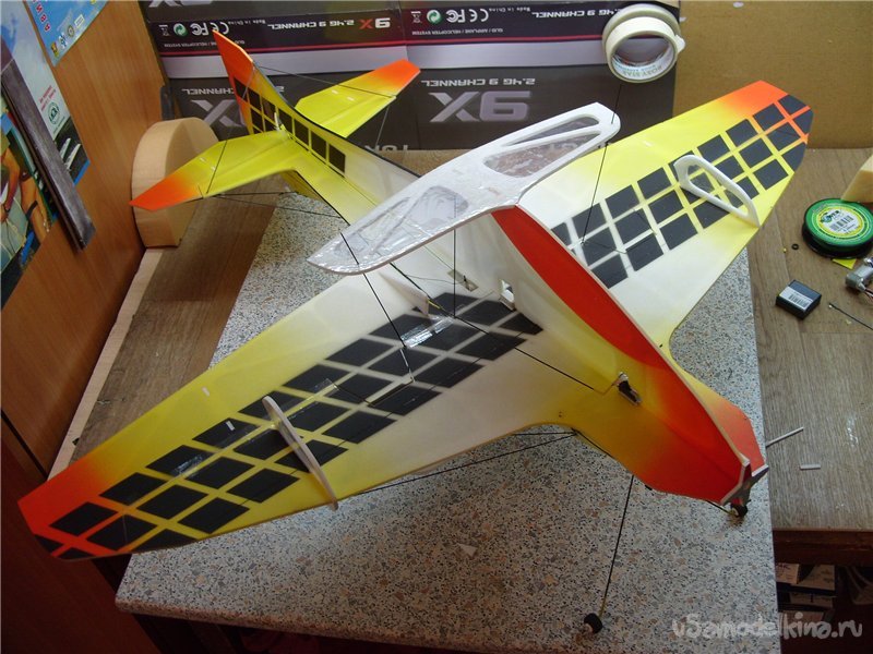 Изготовление тестового самолета по новой технологии.  А также история развития зальных моделей класса F3P в нашей моделке