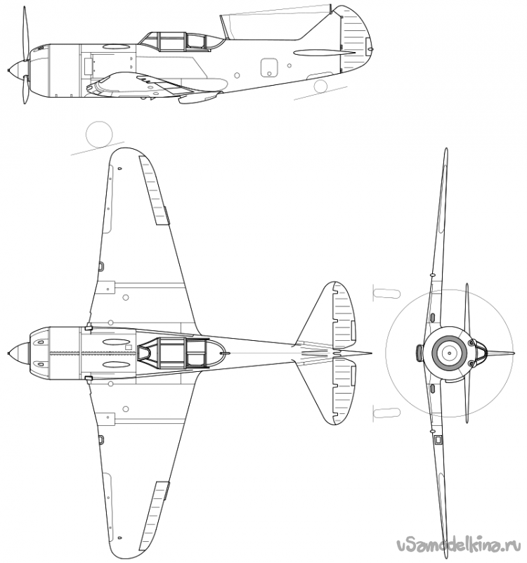 Модель ла 7 чертежи