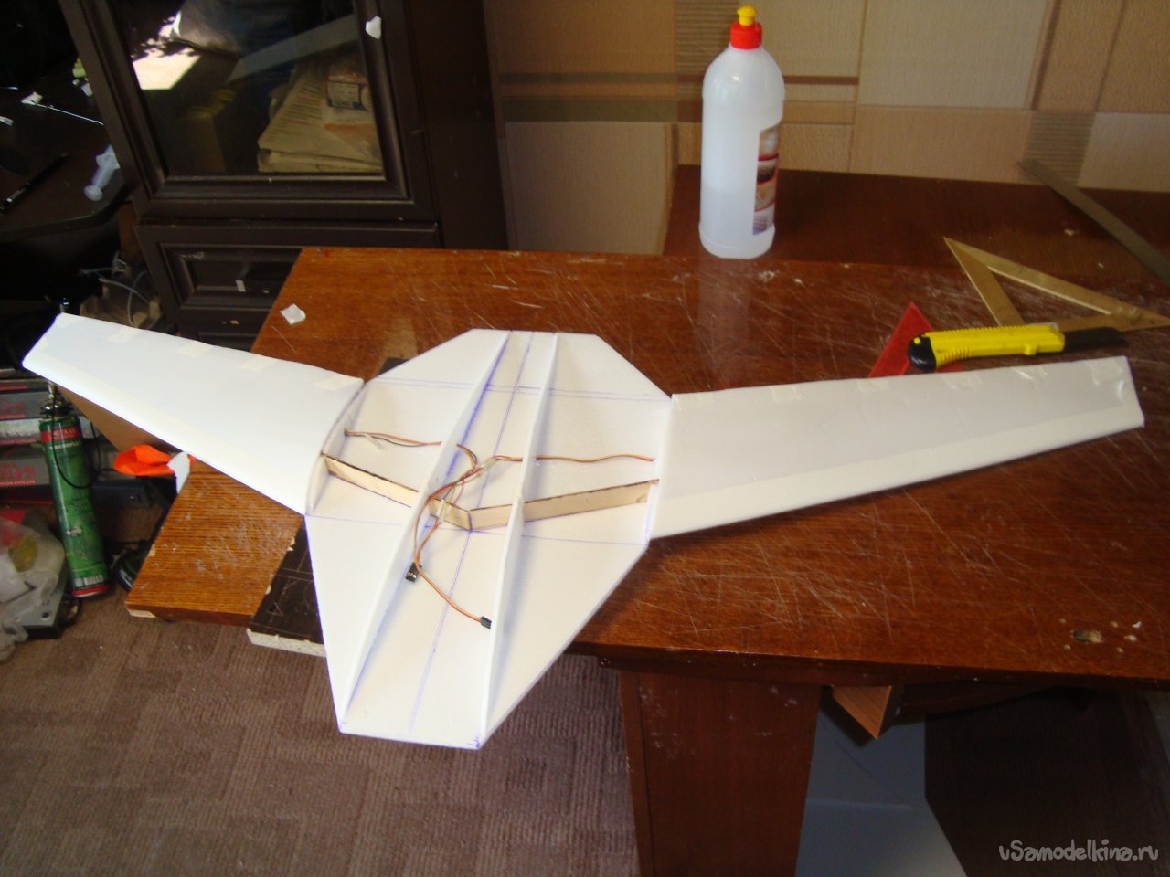 Экспериментальная авиамодель «Капля» СВ – 188, по мотивам самолёта  Берта  Рутана  «VariEze»