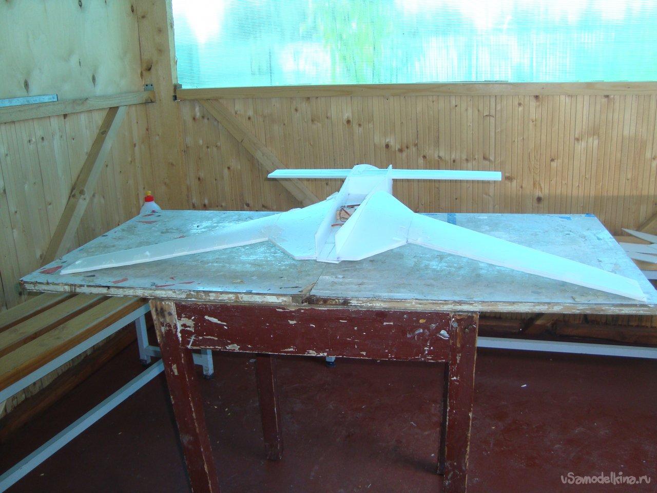 Экспериментальная авиамодель «Капля» СВ – 188, по мотивам самолёта  Берта  Рутана  «VariEze»