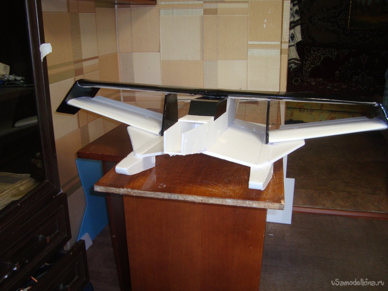 Экспериментальная авиамодель экраноплана  - биплана  «Водолей»  СВ- 189