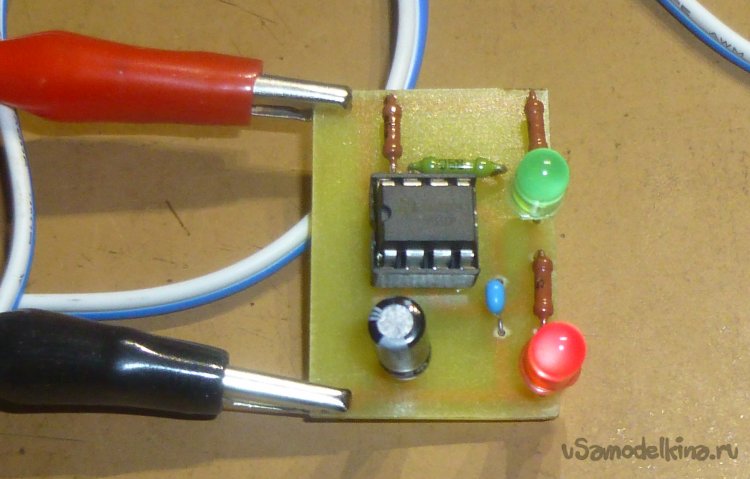 Простой тестер микросхем NE555
