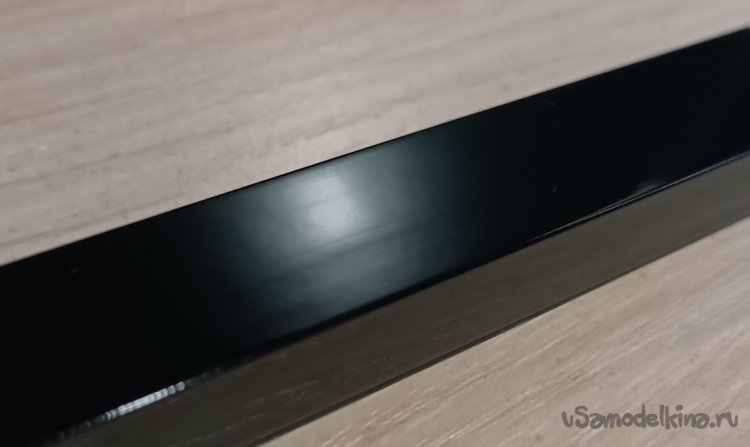 Вид окрашенного профиля